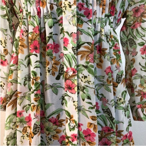 American Rag White Floral Long Sleeve Dress - Picture 12 of 13